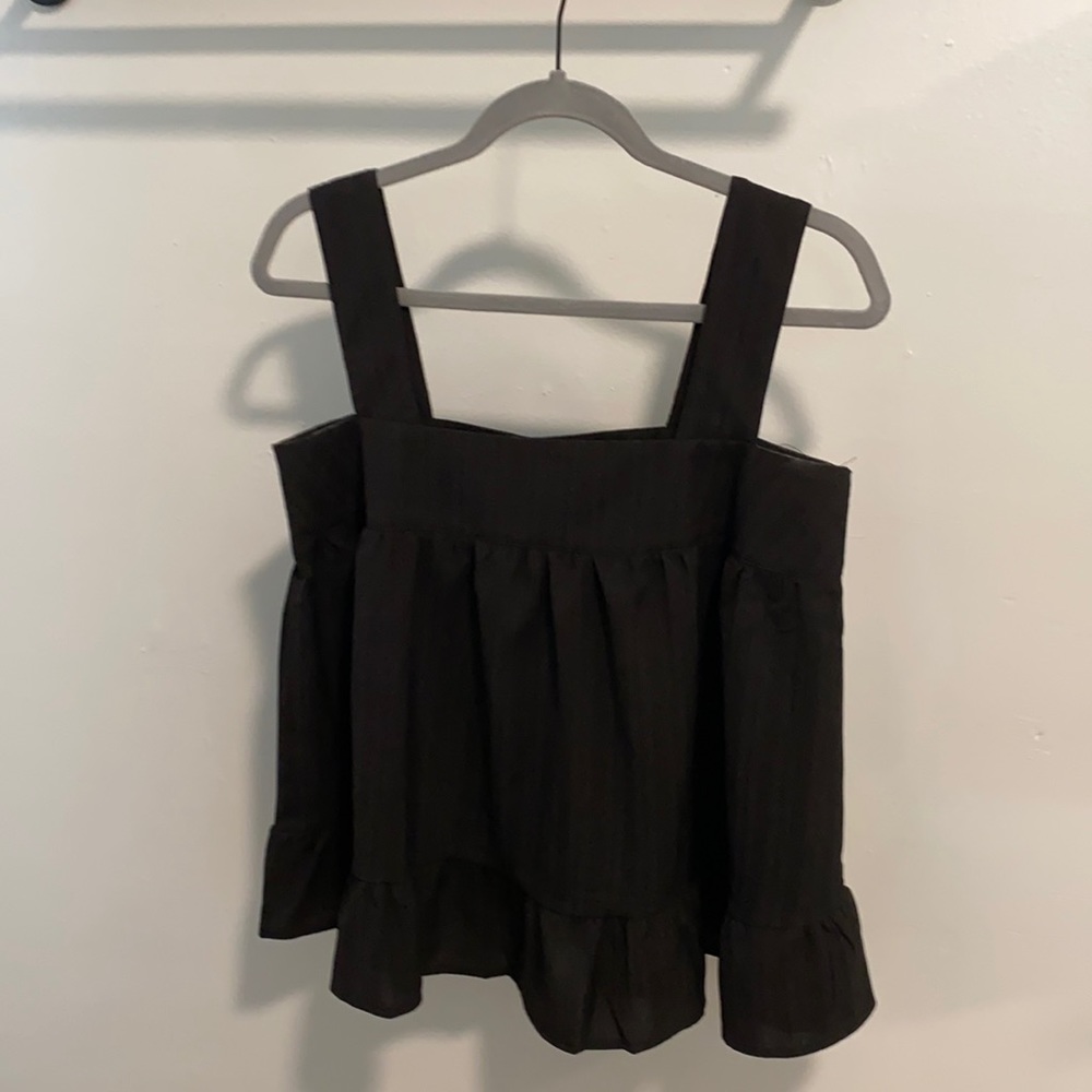 Pink Diamond Black Top Size S